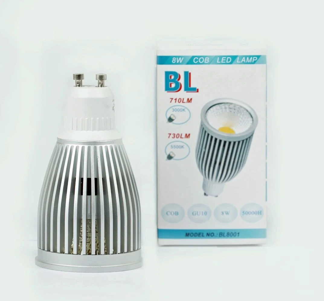 Smart Sense GU10 8W COB LED Lamp Spot Light – Warm White 3000K