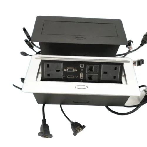 Table Connectivity and Data Box Pop-Up: Smart Cable Management for Modern Workspaces
