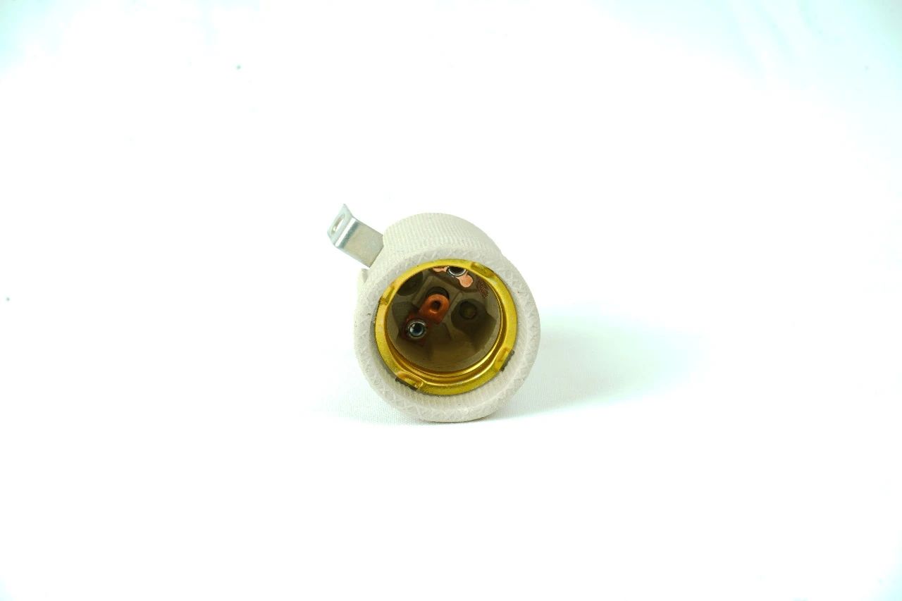 Ceramic Lamp Holder - Vintage Ceramic Edison Lamp Fittings Socket Holder Fixing  hover