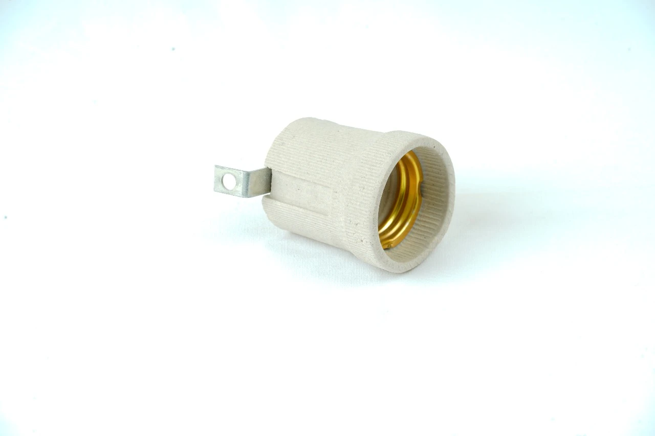 Ceramic Lamp Holder - Vintage Ceramic Edison Lamp Fittings Socket Holder Fixing 