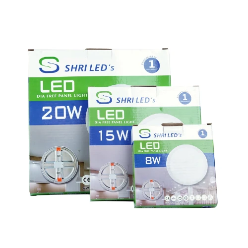 Smart Sense LED Panel Light Adjustable free cut hole Led round ceiling panel